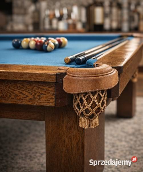 Bilard stół DREWNIANY kamień skóra nowy Kraków sprzedam