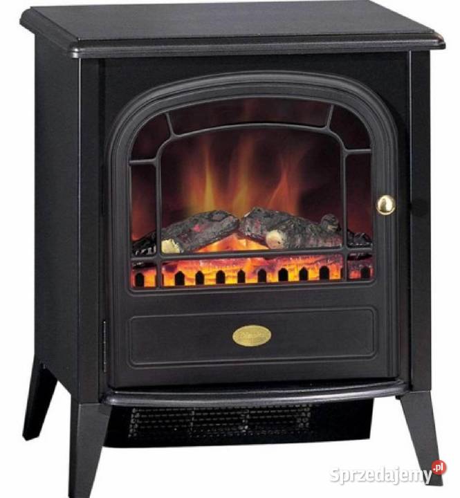 Kominek elektryczny LED ścienny grzeje efekt