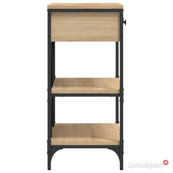 Stolik konsolowy dąb sonoma 75x345x75 WM833409 mazowieckie Warszawa