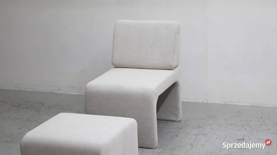 SUF WYGODNY FOTEL pufa OKAZJA salon SZARY Poznań