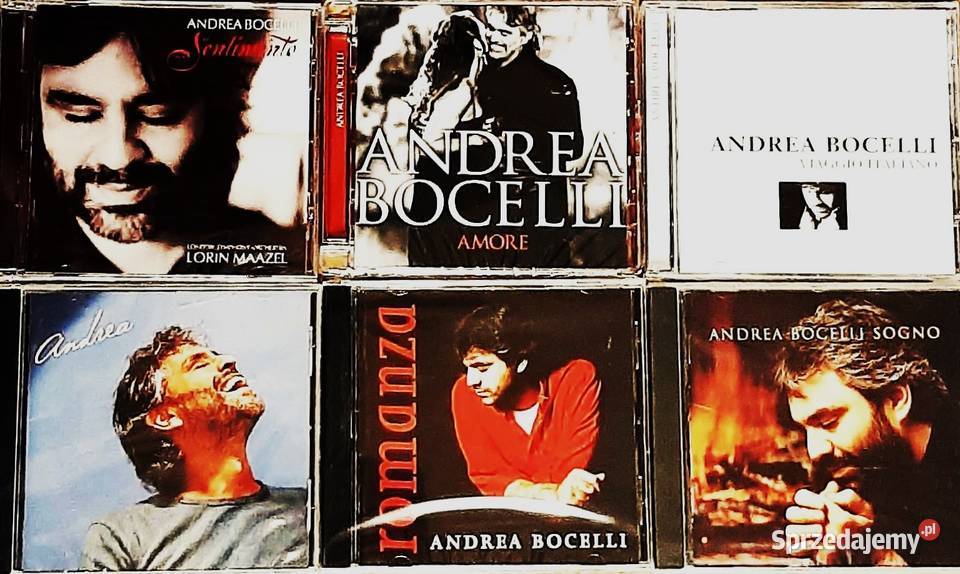 Znakomity Zestaw 5 Albumów CD ANDREA BOCELLI śląskie Katowice