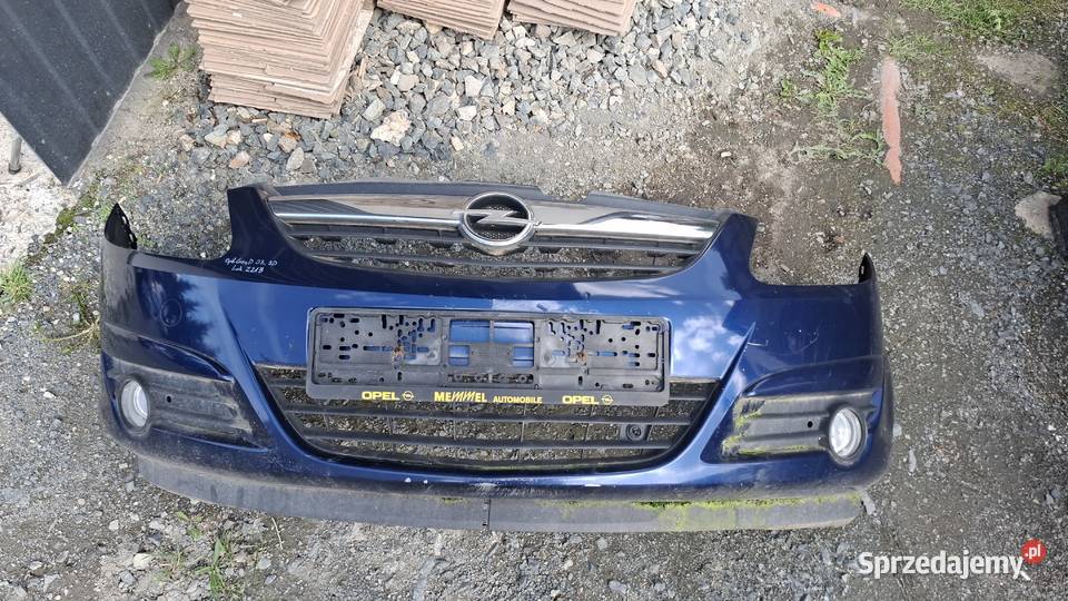 Opel Corsa D 2007 zderzak przedni KOMPLET grill Kamienna Góra