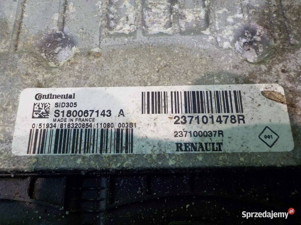 RENAULT GRAND SCENIC III 15 DCI 11r sterownik Suków