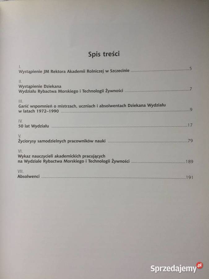 3720 50 Lat Wydziału Rybactwa Morskiego I Szczecin