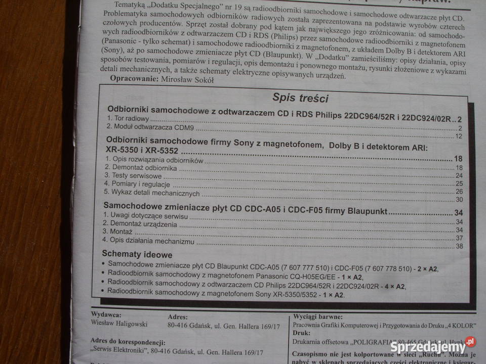 SERWIS ELEKTRONIKIDODATEK SPECJALNY 910161719 Wołów