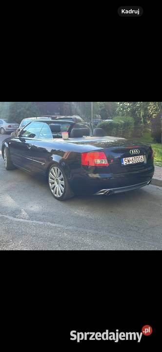 Audi Cabrio S line czarna perła Świętochłowice