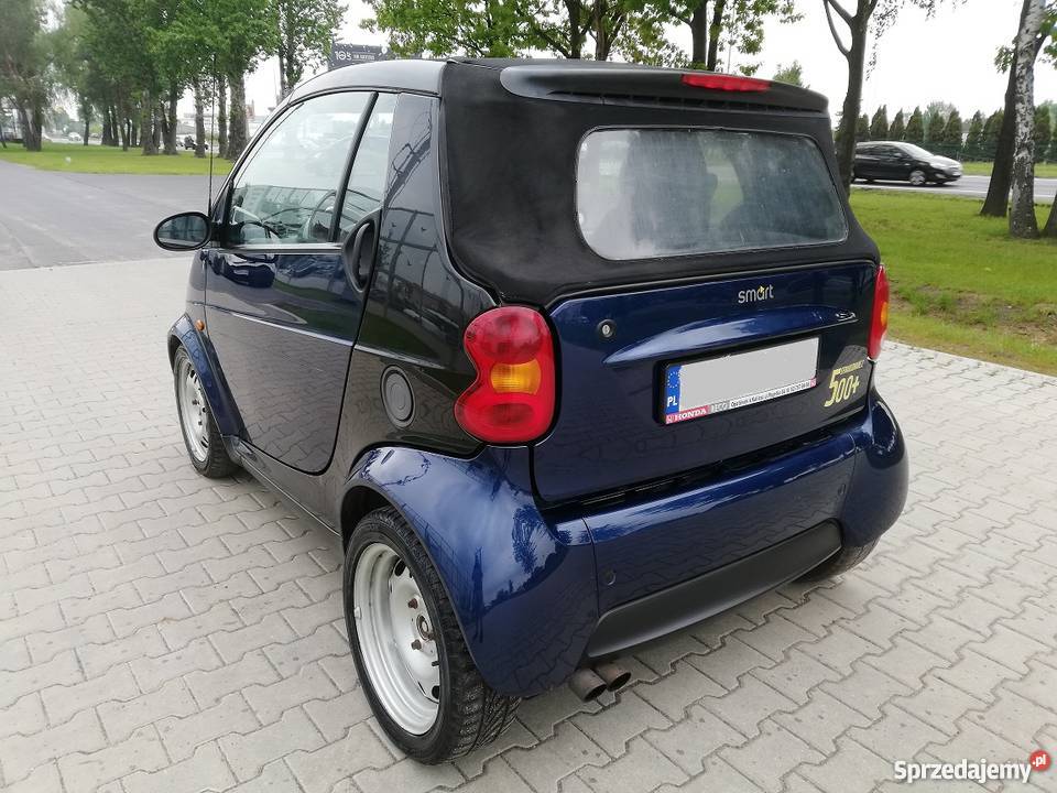 Smart Fortwo 600 Benzyna 2002 I właściciel 599cm3 wielkopolskie