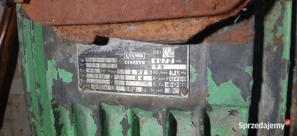 Silnik Elektryczny Celma 45 KW 975 obrmin Nałęczów