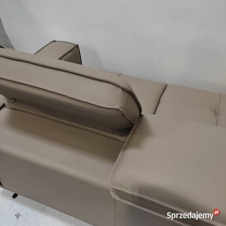 Sofa skórzana z ekspozycji kanapa biura premium Kraków
