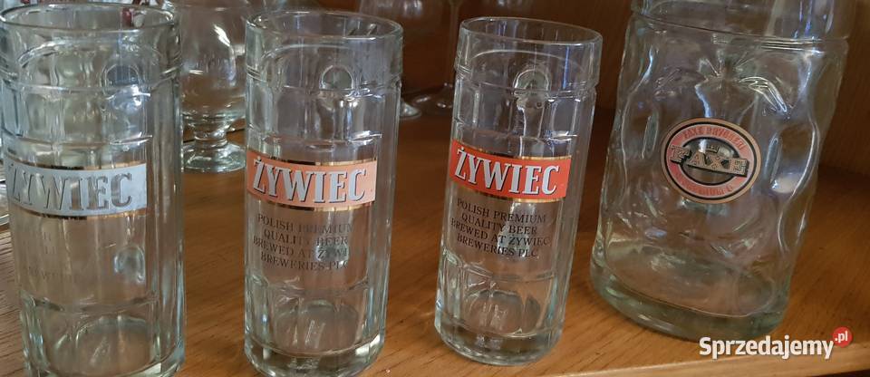 4 Kufel żywiec komplet szklanki fax okazja Kielce