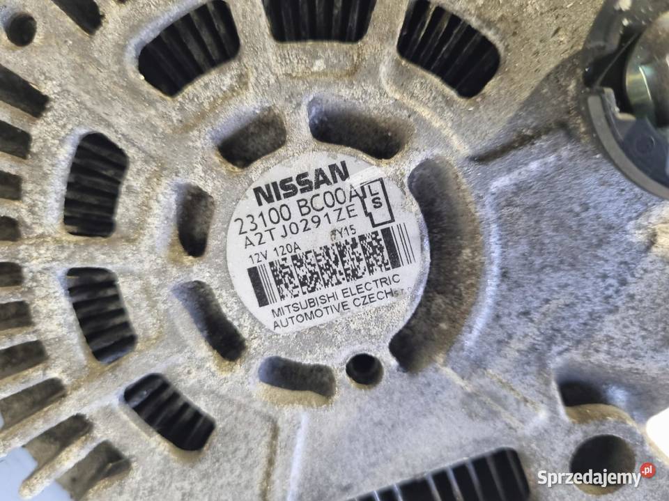 ALTERNATOR Nissan Qashqai J10 16 16V 120A Rudka sprzedam