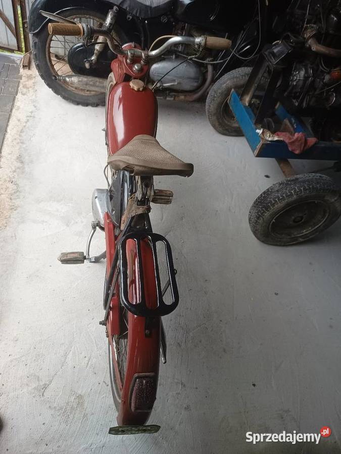 Romet Komar 232 sztywniak na pedały czerwony Iwonicz-Zdrój