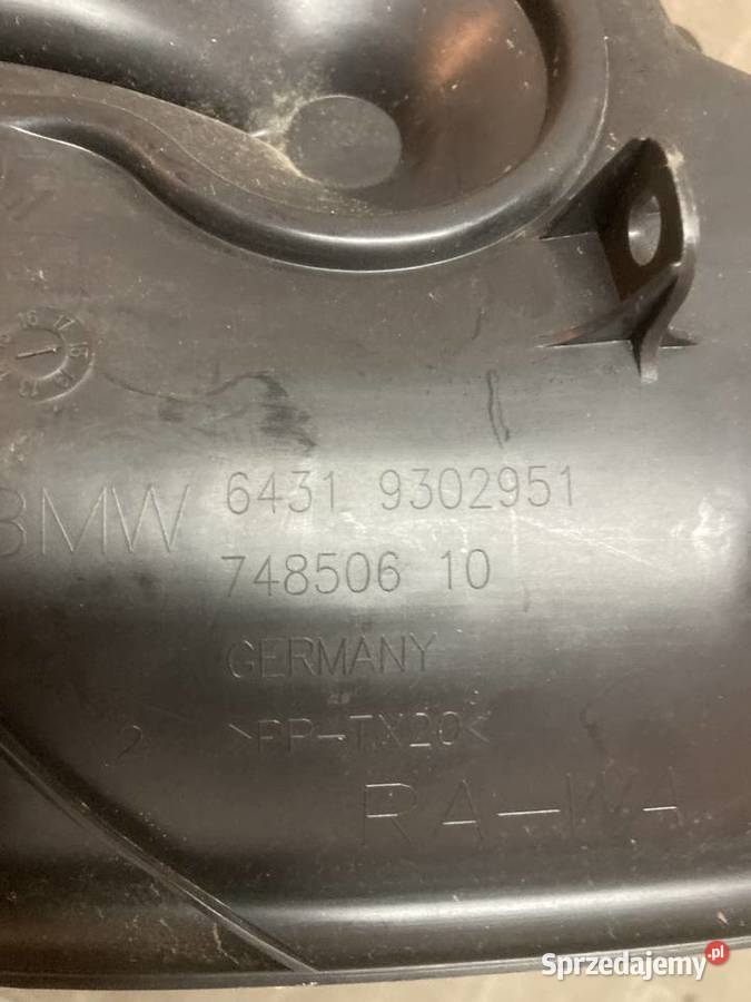 Osłona wlotu powietrza x1 f48 mini 9302951 osobowe Pozostałe Gorzów Wielkopolski