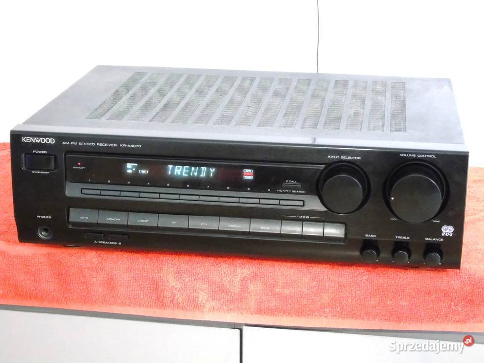 Amplituner Kenwood KRA4070 RDS sprawny i ładny podkarpackie