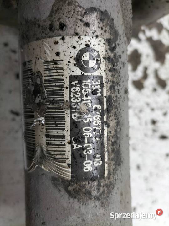 AMORTYZATOR PRAWY PRZÓD 44 B E63 6766772 Bmw Rok produkcji 2005 Amortyzatory sprzedam