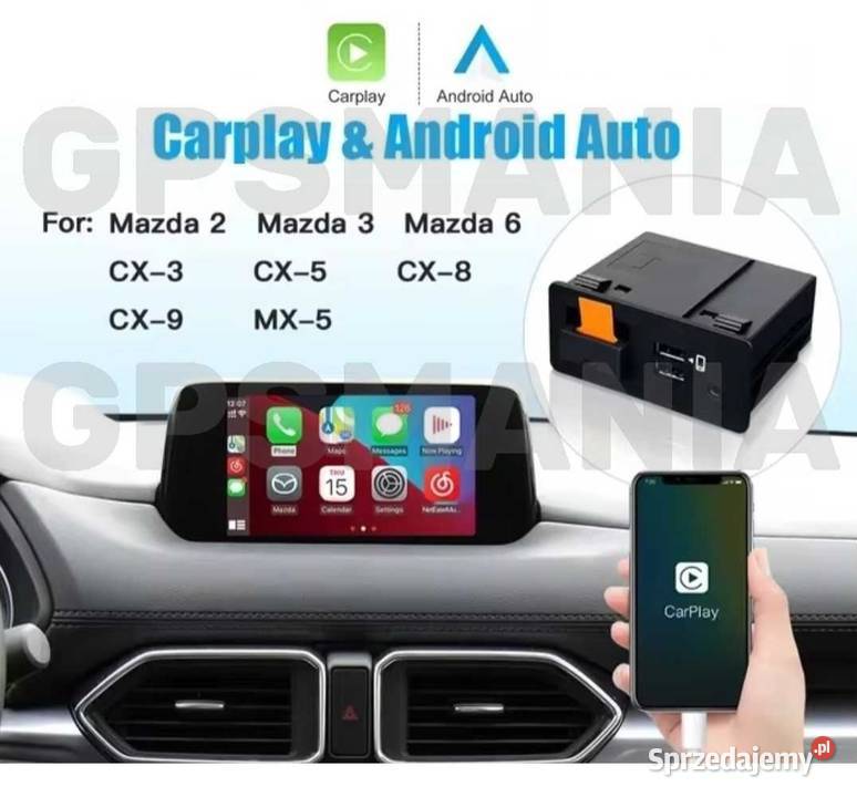 Mazda Android Auto Apple CarPlay do systemu MZD łódzkie Aleksandrów Łódzki sprzedam