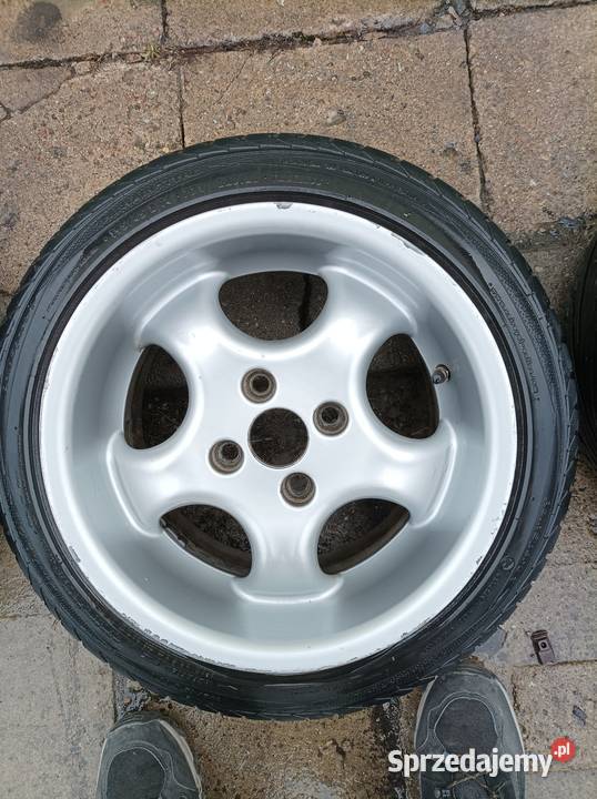 VW koła aluminiowe kompletne 4x100 14 sprzedam