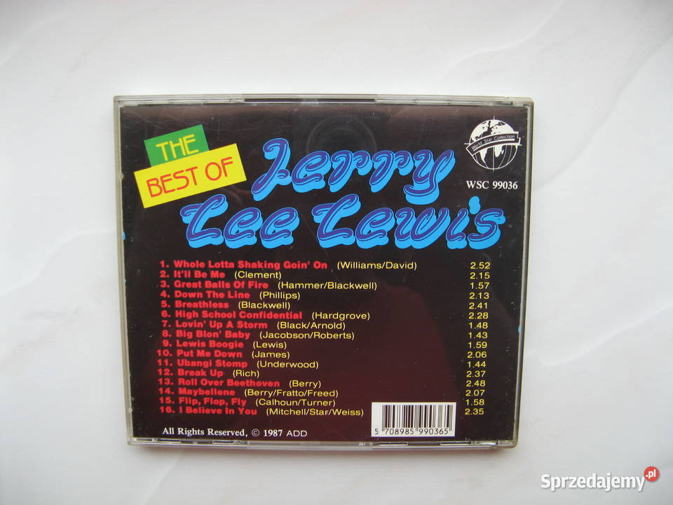 CD Jerry Lee Lewis The Best Of 1 płyta wielkopolskie Poznań sprzedam