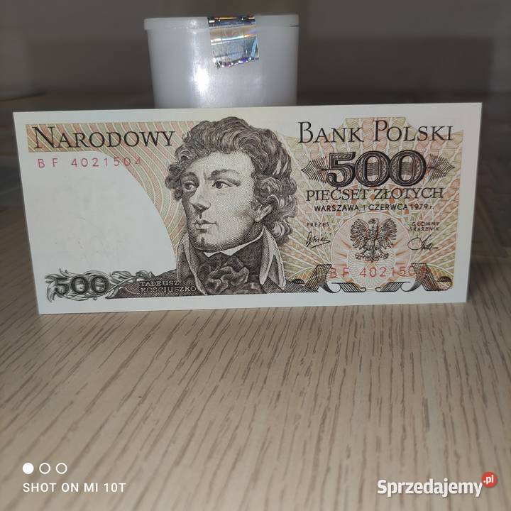 500 złotych 1979 seria BF UNC