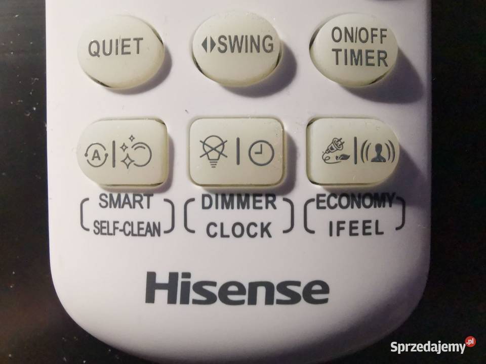 Pilot do klimatyzatora Hisense Części i Akcesoria łódzkie Łódź sprzedam