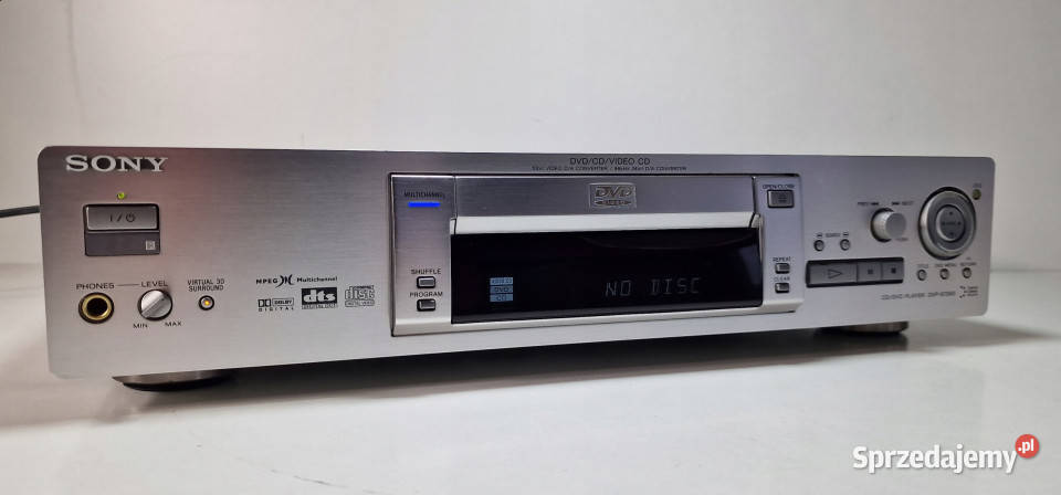 CD DVD odtwarzacz SONY DVP S725D 725 DVD CD Międzychód