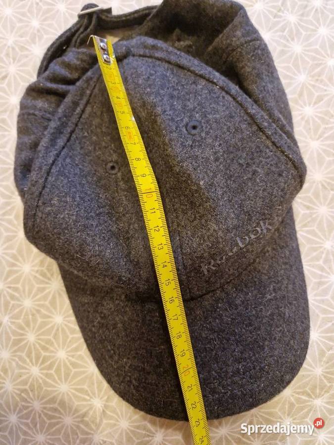 SPORTOWA CZAPKA z daszkiem Reebok zimowa szary Lublin