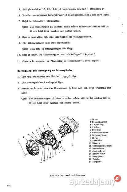 VOLVO s800 kombajn instrukcja obsługi naprawy Kielce