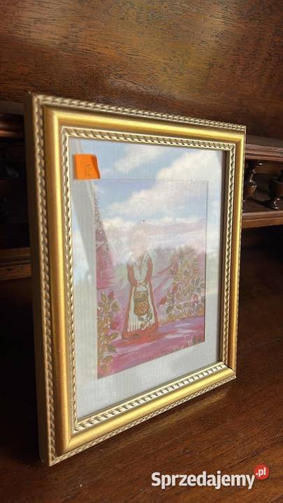 Obraz Anioł Akwarela szkłem W ramie pomorskie Gdańsk