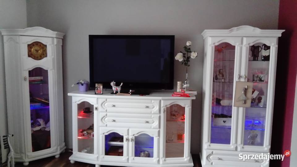 Styl nowa Witryna Narożna 70 Wysoka Bekas Biały Wyszków