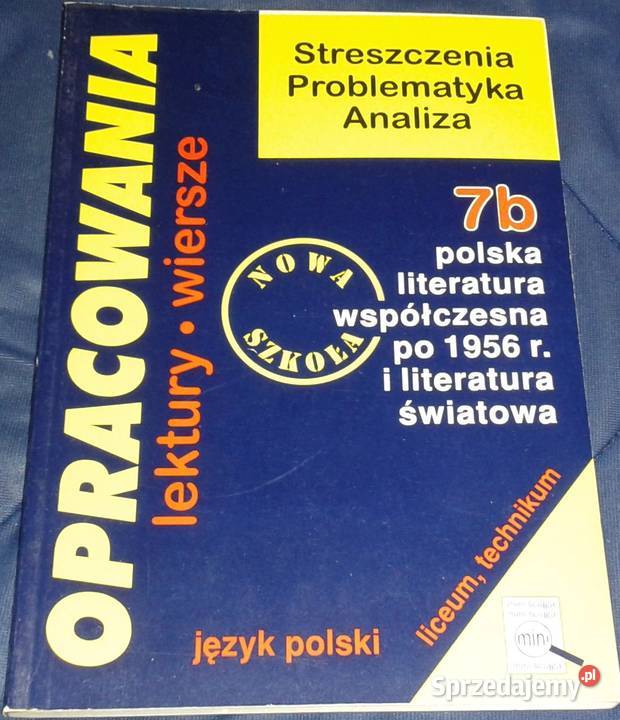 Polska literatura współczesna po 1956 r. i literatura świato
