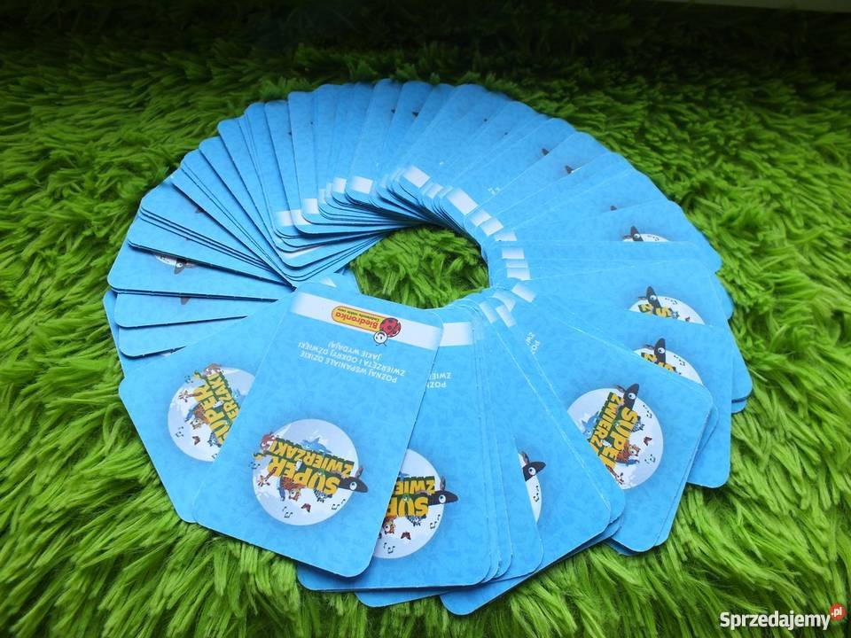 Karty Moja Biedronka Super Zwierzaki 107 kart Pozostałe Żary