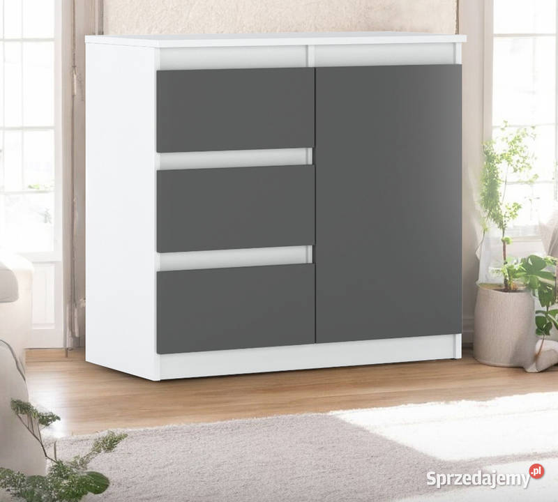 Komoda Wąska Agnes Z 3 Szufladami Młodzieżowa Elbląg