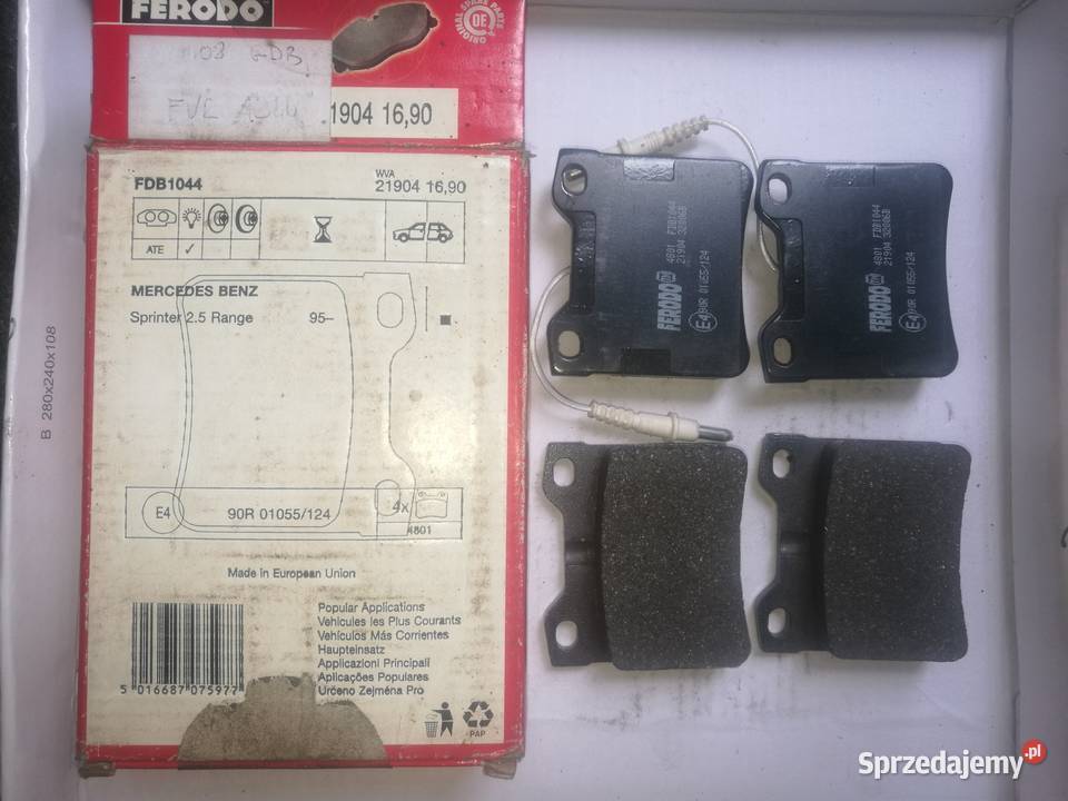 Klocki Rower Mercedes Peugot C3 C4 osobowe Starachowice