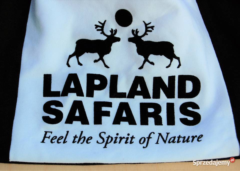 Laponia Finlandia czapka czarnobiała lekka Lublin sprzedam