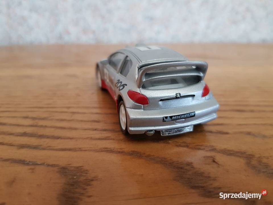 Norev model auto autko peugeot 206 rally Les Kielce