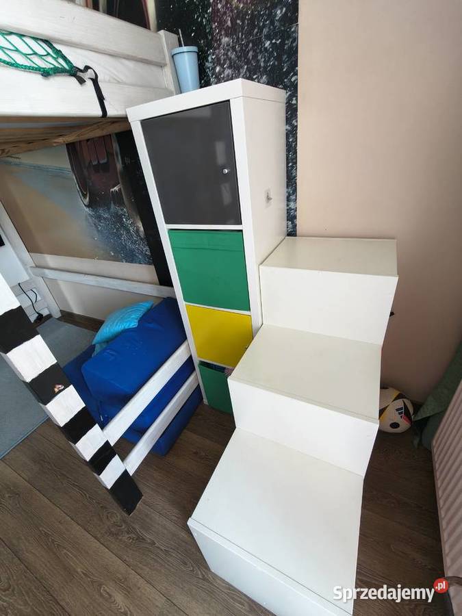 Łóżko piętrowe Bramka 90x200 regały IKEA TROFAST Kraków sprzedam