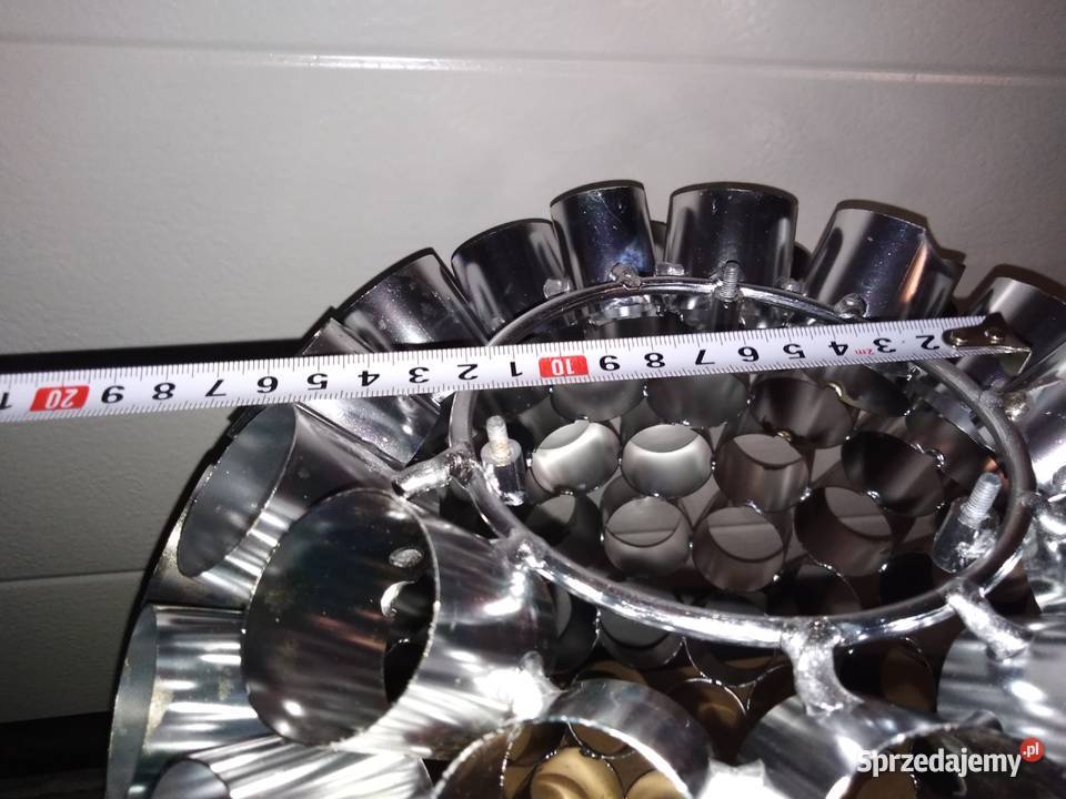 Lampa oprawa świetlna metalowa kula aluminium Łomianki