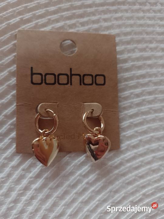 Subtelne Kolczyki serca z Londynu Top Vintage Kraków