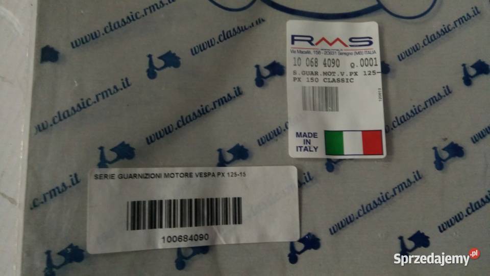 USZCZELKI SILNIKA RMS PIAGGIO VESPA PX 125 150 podlaskie Bielsk Podlaski sprzedam