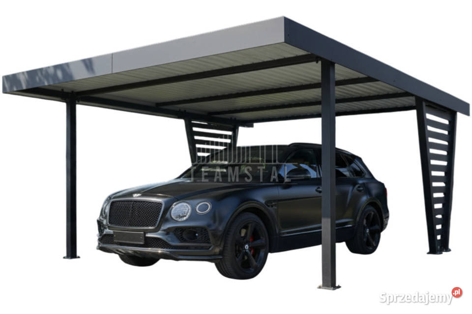 Carport V PREMIUM 5x5m Wypełnienie panelami 25m2 sprzedam