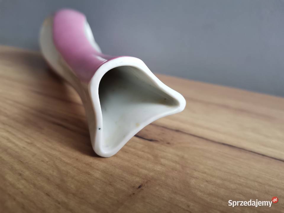 Stary wazon z dziurką porcelana Bogucice