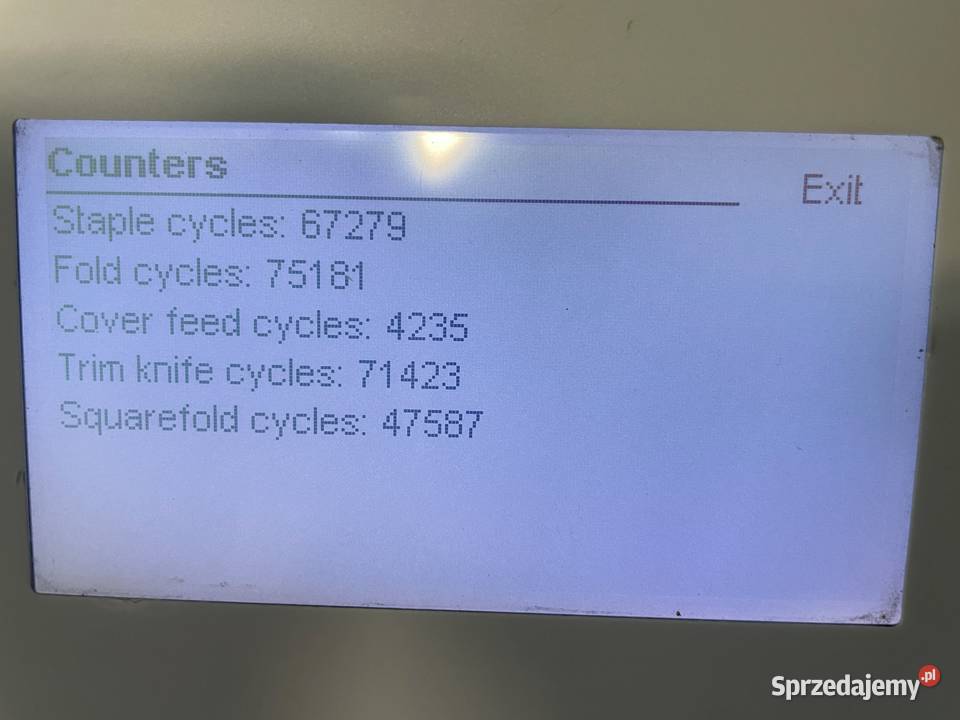 Linia broszurująca broszurownica Plockmatic