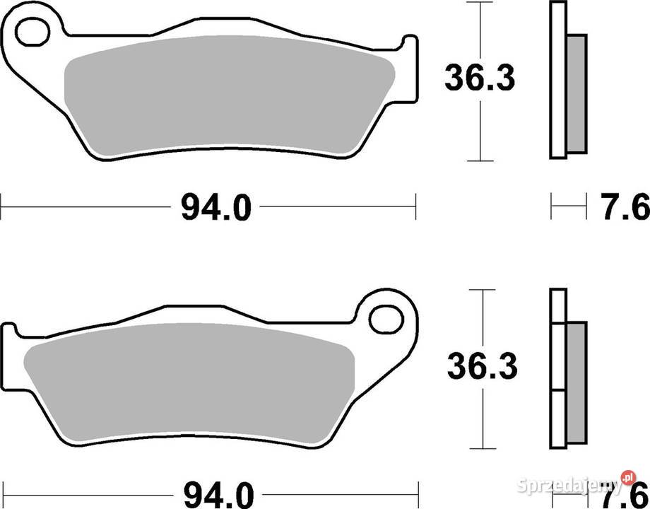 Klocki hamulcowe SBS 671LS SWM RS 300 R 1520 Trzciel