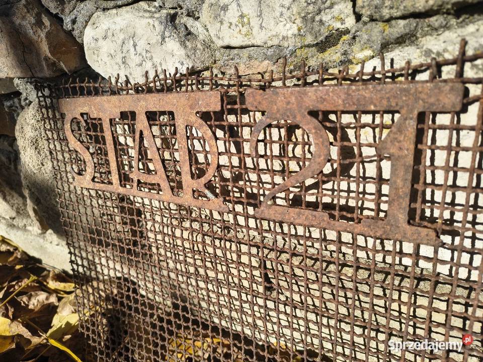 Star 21 napis metalowy na atrapę przód