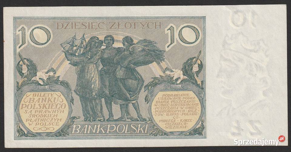 POLSKA 10 ZŁOTYCH 1929 STAN 2 sprzedam