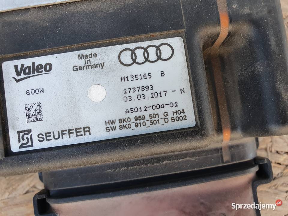 AUDI A4 B8 8K MODUŁ WENTYLATORA 8K0959501G Międzychód