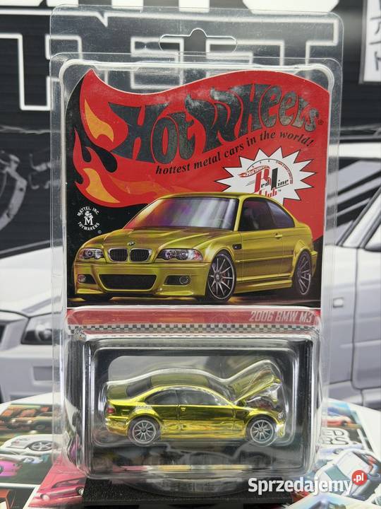 Hot Wheels RLC 2006 BMW M3 Yellow BOX 23 Samochody i pojazdy