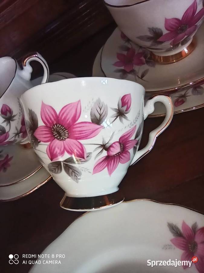 Filiżanka z talerzykiem deserowym Evesham Royal Porcelana i szkło pomorskie