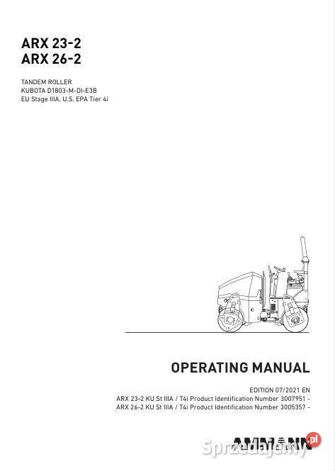 Amman ARX26 ARX232 ARX262 instrukcja obsługi Kielce