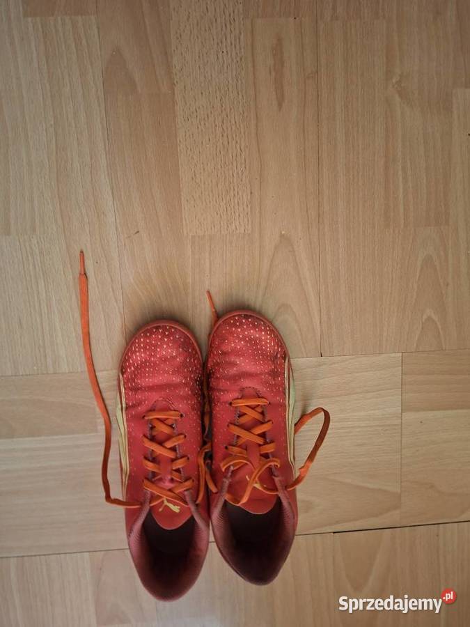 Buty halowki rozmiar 355 firmy Puma pomarańczowy pomorskie Pruszcz Gdański